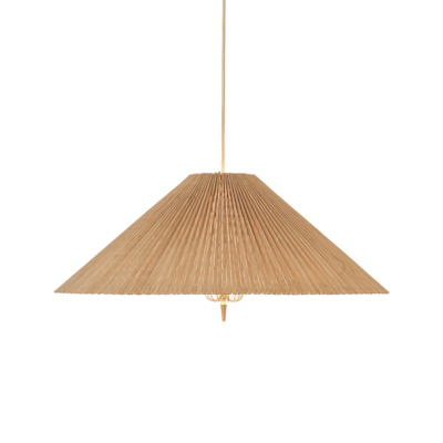 Gubi 1972 kattovalaisin Ø 60 cm Bambu-messinki