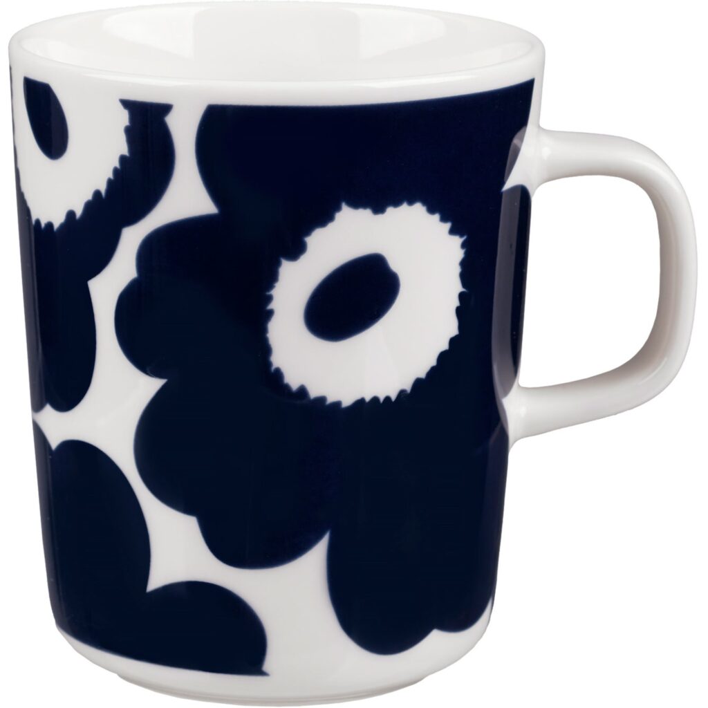 Marimekko Unikko muki 2 5 Dl Tummansininen marimekko-unikko-muki-2-5-dl-tummansininen