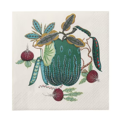 Iittala Taika servetti 33x33 cm 20-pakkaus Vihreä
