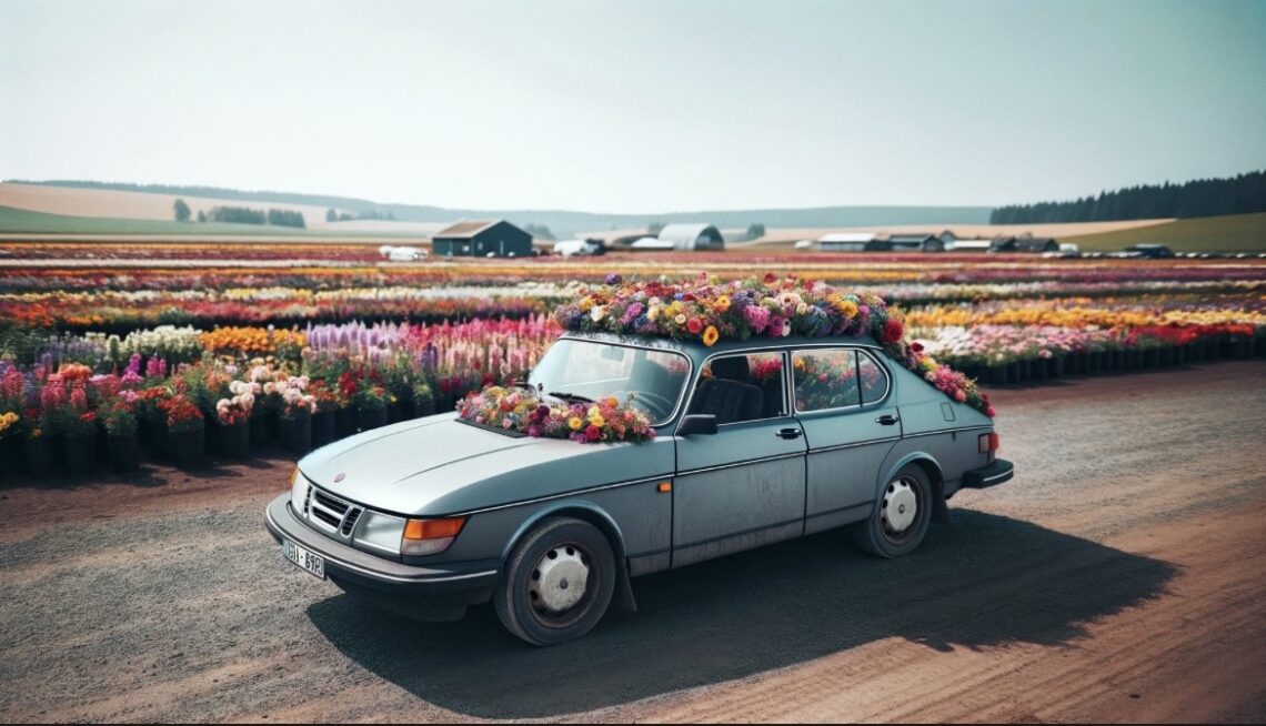 Saab 900 kukkapelto