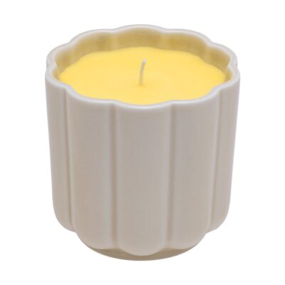 Iittala Play kynttilä keramiikkamuotissa pyöreä Beige-keltainen
