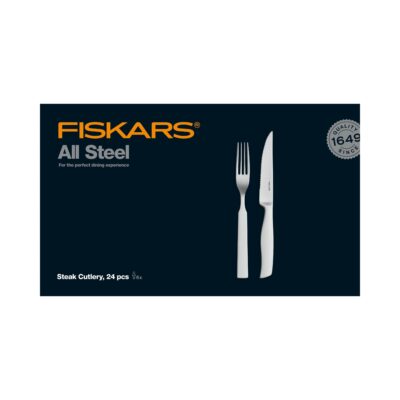 Fiskars All Steel pihviaterinsetti 24 osaa