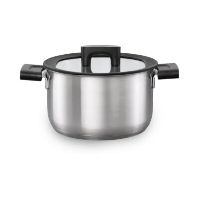 Fiskars Hard Face Steel kattila 3,5 L / 20 cm kannella