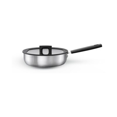 Fiskars Hard Face Steel paistokasari 26 cm / 3,2 L kannella