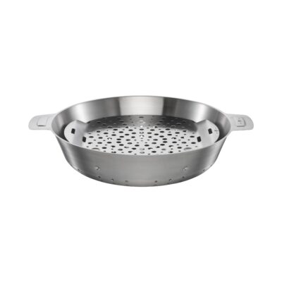 Fiskars Norden Grill Chef teräslävikkö/höyrytin 30 cm