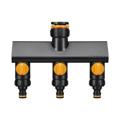 Fiskars Comfort hanaliitin, 3 ulostuloa, On/Off