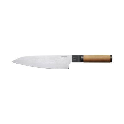 Fiskars LAB Damascus veitsi 21 cm ruskea