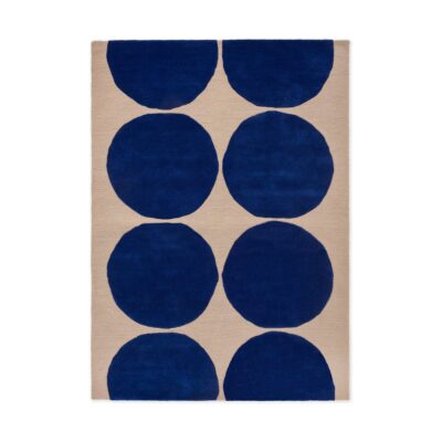 Marimekko Isot Kivet villamatto Blue, 200x280 cm