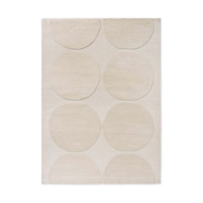 Marimekko Isot Kivet villamatto Natural White, 250x350 cm