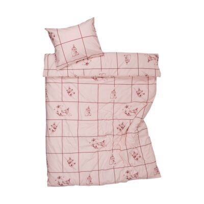 Arabia Muumi pussilakanasetti 150 x 210 cm Pikku Myyn ruudullinen