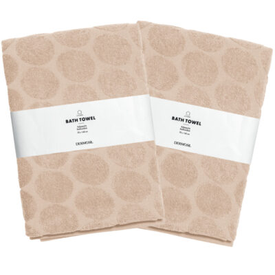 Kylpypyyhe beige, 2 kpl