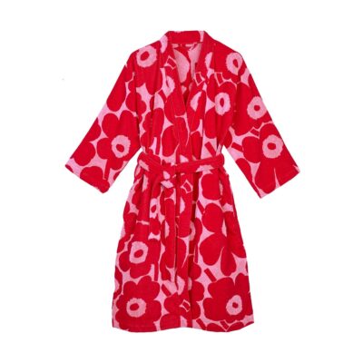 Marimekko Unikko kylpytakki Punainen, L