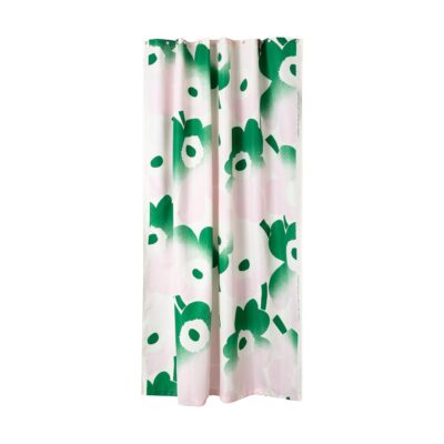 Marimekko Unikko Häivähdys suihkuverho 180x200 cm Vihreä
