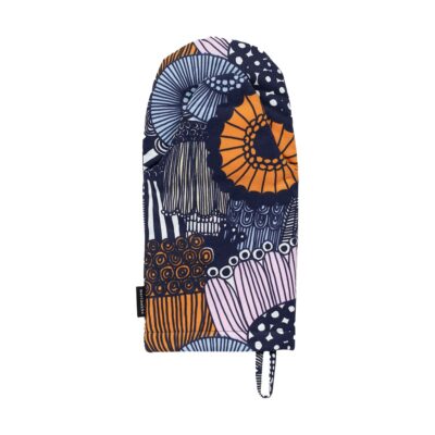 Marimekko Pieni Siirtolapuutarha uunikinnas White-yellow-orange-light blue