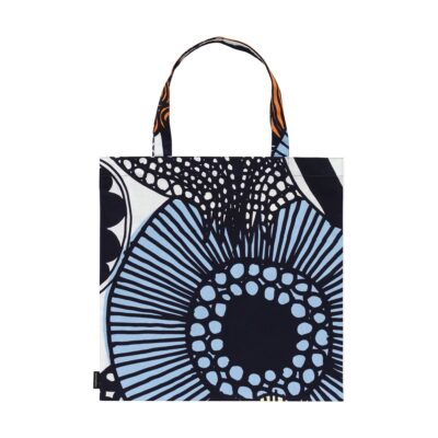 Marimekko Siirtolapuutarha laukku 43x44 cm White-yellow-orange-light blue