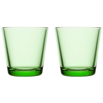 Iittala Kartio lasi 21 cl 2 pakkaus 2 kpl omenanvihreä 21 cl, 2 kpl