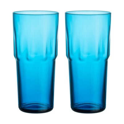 Iittala Solare juomalasi korkea 39 cl 2-pack. Elektrinen sininen