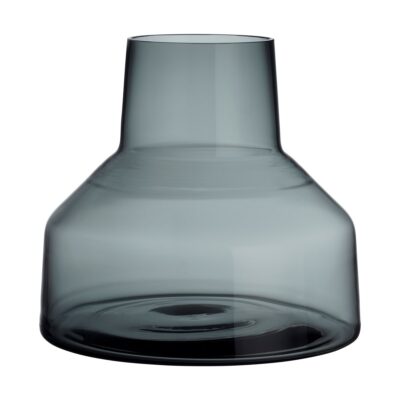 Iittala Solare vaasi matala 20xØ22 cm Teräksenvärinen.