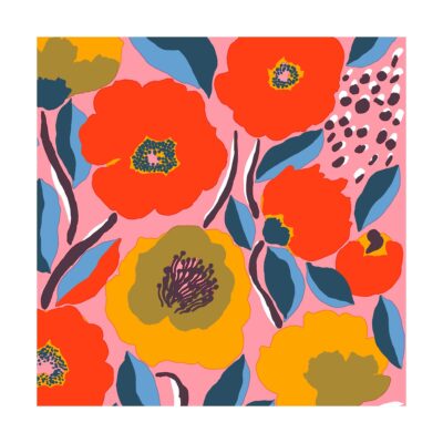 Marimekko Rosarium servietti 33x33 cm 20-pakkaus Pinkki