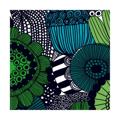 Marimekko Siirtolapuutarha servietti 33x33 cm 20-pakkaus Blue-Green