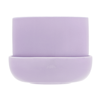 Iittala Nappula ruukku aluslautasella Ø17 cm k13 cm Vaalea lila