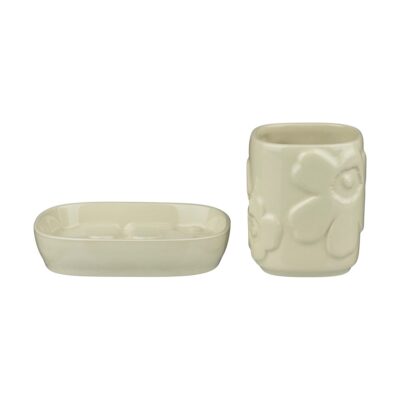 Marimekko Unikko kylpyhuonesetti 2 osaa Beige