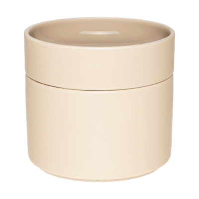 Arabia Kirnu koristepurkki Ø11x10 cm Beige