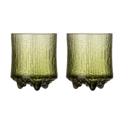 Iittala Ultima Thule juomalasi suomalainen hiekka 20 cl 2-pack Vihreä