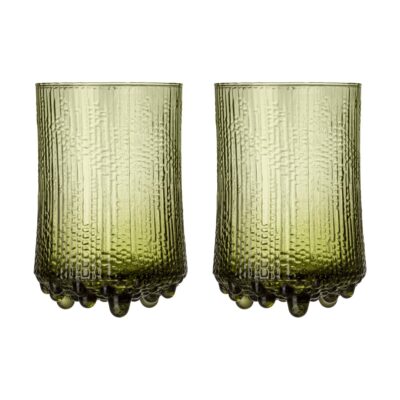 Iittala Ultima Thule olutlasi suomalainen hiekka 38 cl 2-pack Vihreä