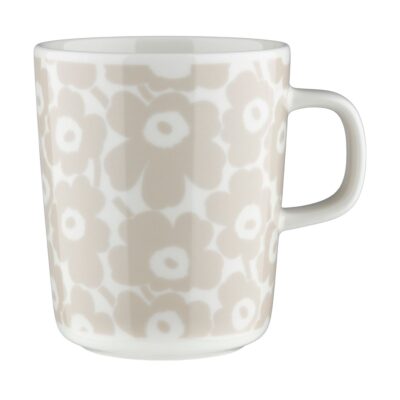 Marimekko Pikkuinen Unikko muki 25 cl Valkoinen straw