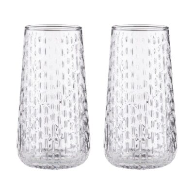 Marimekko Syksy pitkä juomalasi 2-pack kirkas