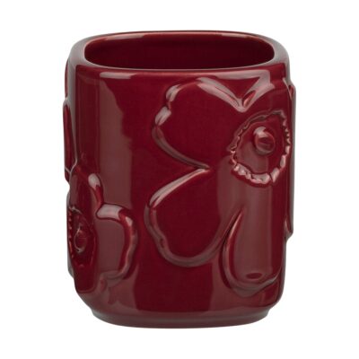 Marimekko Unikko hammasharjateline Burgundy