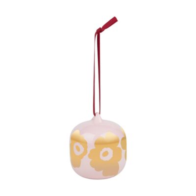 Marimekko Unikko julkula 2025 7x7 cm Pink-kulta