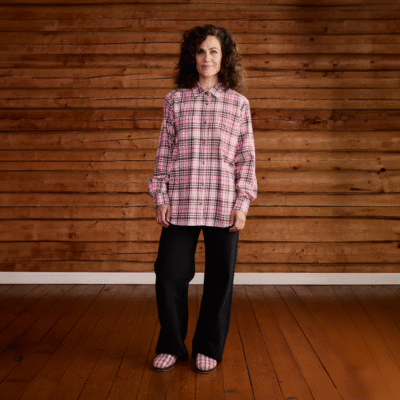 Finlayson Aino flanellipaita Vaaleanpunainen