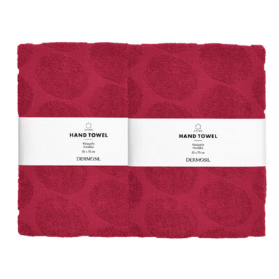 Käsipyyhe burgundy, 2 kpl