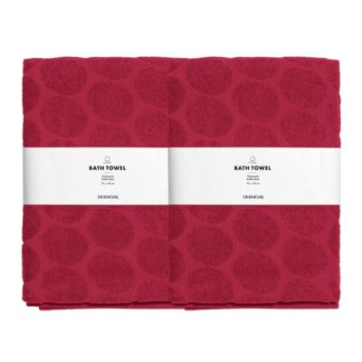 Kylpypyyhe burgundy, 2 kpl